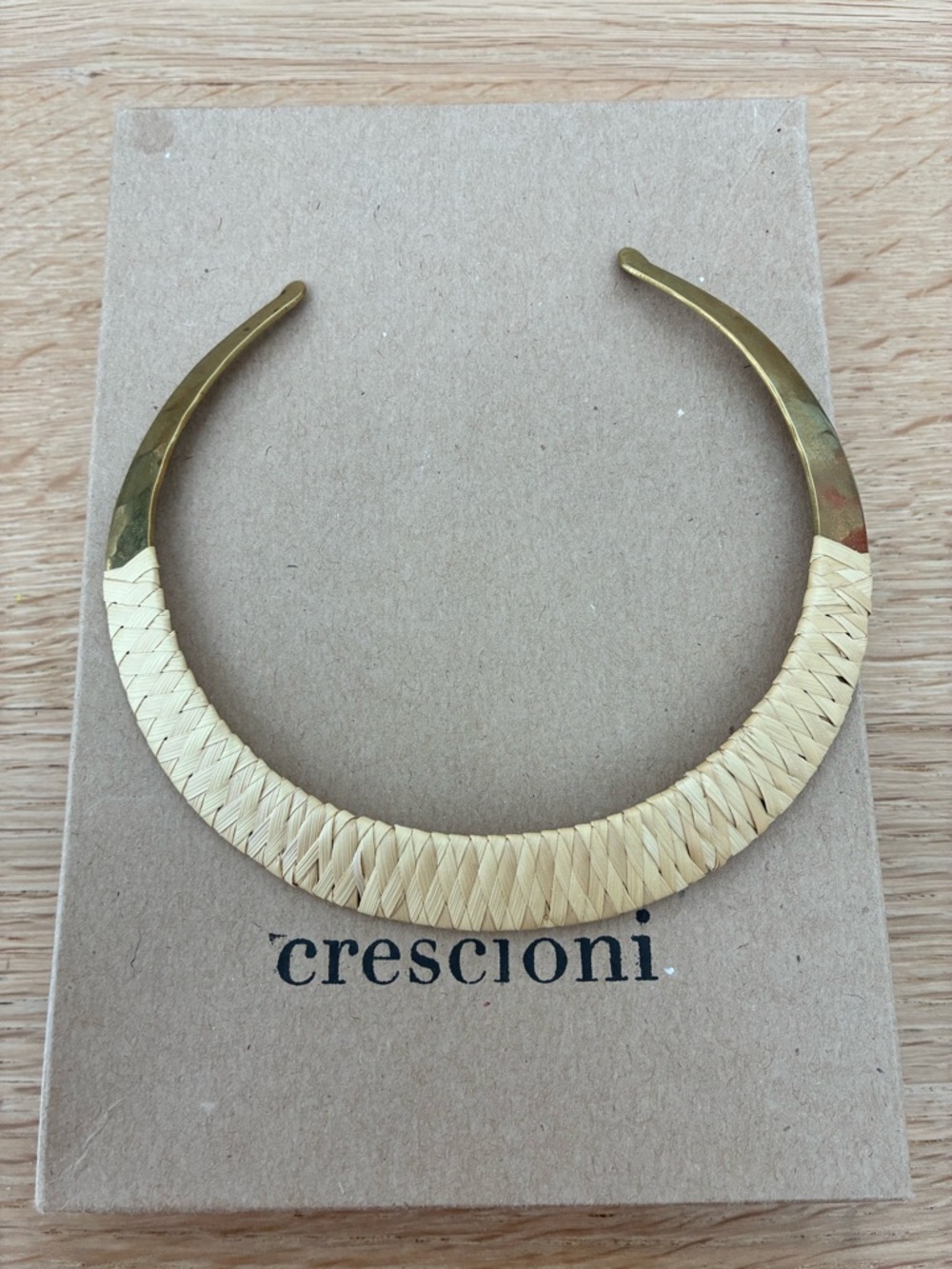 NIB Crescioni Palm Necklace